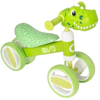 EVO Children's Bobble Head Training Bike | Lightweight Toddler Balance Bike for First-Time Riders 1+
