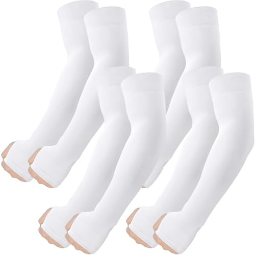ROXUN Mangas de Brazo con Agujero para Pulgar Compresión Refrescante Unisex | El tejido suave con la piel y transpirable ofrece protección UV y es perfecto para distintas actividades al aire libre