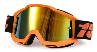 OLYSPM Motocross Brille UV-Schutz,Motorradbrille mit Flexiblem Rahmen,Schwammpolsterung,Fit Über Brille für Radfahren,Skifahren,Klettern