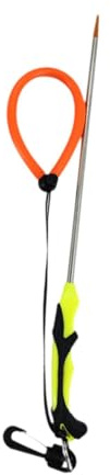 Perfeclan Scuba Buck Stick Acero Inoxidable Puntinero de Buceo de Langosta, para Pesca de Lanza de Deporte de Agua, Accesorios de Buceo, Amarillo