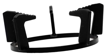 TOYZFRIENDY Soporte de Hierro Fundido para Estufa de Gas Anillo Antideslizante y Grueso para Fogón y Wok Resistente y Fácil de Instalar Compatible con Ollas de Base Redonda y Plana