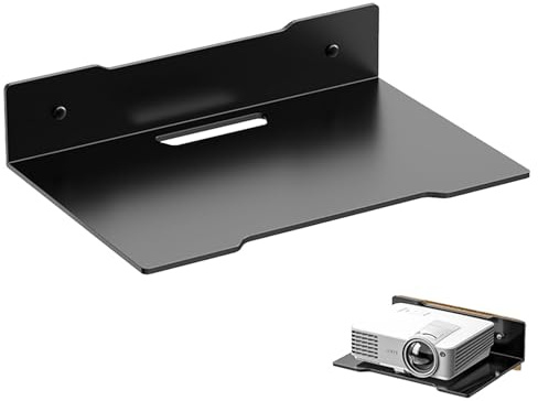 qokeeu Camera Wall Mount - Metal for TV Set Top Box, Audio Projector, DVD Player - AV Display Under TV for TV Set Top Box, Audio Projector, DVD Player Storage Bracket