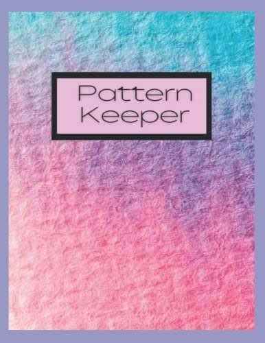 Crochet Pattern Keeper - A Pattern Designers Dream! - 8.5x11 Large Pattern Book - Includes Graph Paper, Pattern Notes and MORE for Crochet: (Mermaid Paper)