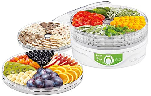 SFD 2105WH Déshydrateur Alimentaire, 250 W, Blanc