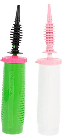Toyvian 2stücke Luftpumpe Für Ballons Aus Kunststoff Tragbare Zweiwege-handpumpe Praktische Vielseitige Ballonpumpe Für Party