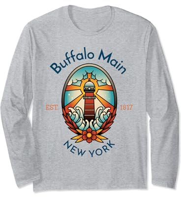 Faro principale di Buffalo, New York Maglia a Manica