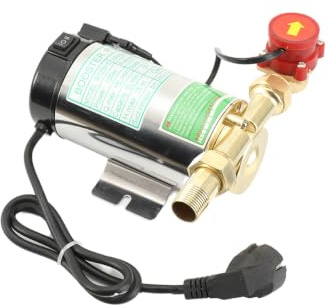 220V 100W Druckerhöhungspumpe Wasserpumpe Zirkulationspumpe Hauswasserwerk Automatisch/manuell Haushalt Booster Pumpe Heizungspumpe für Haus und Garten Warmwasser Umwälzpumpe 16L/min