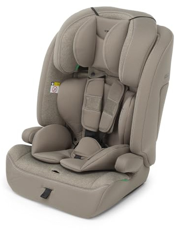 Foppapedretti Seggiolino Auto Babyroad New I-Size, per bambini da 76 a 150 cm di altezza, 15mesi-12 anni, conforme ECE R129, Fissaggio a 3 punti, Safe Body Protection, Protezione Impatti Laterali,Sand