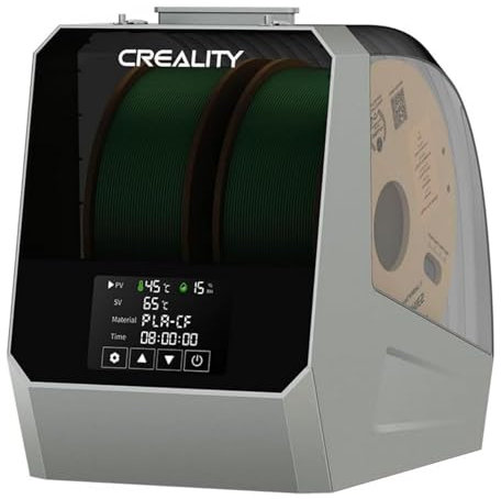 Creality Space Pi Plus Filamenttrockner 2024, 2 Spool 3D Drucker Filament Trockner Box mit eingebautem Ventilator, Filament Dehydrator für 1.75/2.85mm PLA PETG ABS TPU Nylon