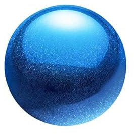 SANWA 34mm Trackball Replacement Ball, Compatible with Logitech m575, m570, MX Ergo, Kensington TB450, TB550, Pro Fit Ergo, and Other 34mm Trackball Mouse, Glossy Blue