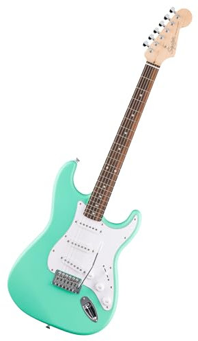 Fender Squier Debut Series Stratocaster Chitarra Elettrica, Chitarra per Principianti, con garanzia di 2 anni, Seafoam Green