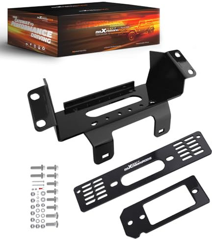 maXpeedingrods Winch Mount Bracket Plate for Polaris