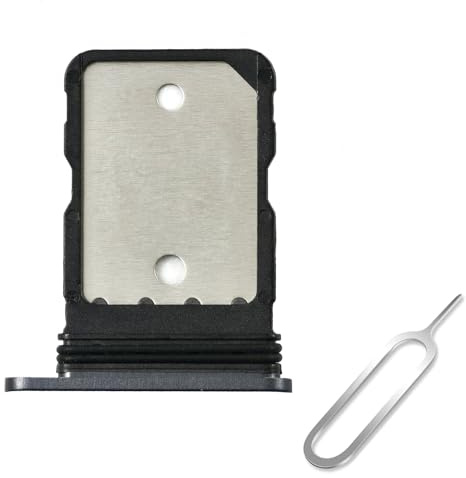 Cemobile SIM-Kartenfach, Ersatz für Google Pixel 8, 15,7 cm (6,2 Zoll), mit wasserdichtem Gummidichtungsring und offenem Auswurfstift (Obsidian/Schwarz)