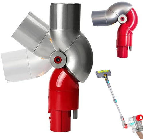 Adaptateur Inférieur à dégagement pour Dyson V7 V8 V10 V11V15, Adaptateur Inférieur Adaptateur Flexible à Fermeture Rapide, Outil Nettoyage à Faible Portée pour Zones Difficiles d'Accès