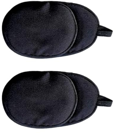 2 Stück Augenklappen für Erwachsene Kinder,eye patches Weiche Brillen für Links Rechts Verband für Schwache Augen Verdunkelungsabdeckung für Amblyopie Strabismus Nach Katarakt,Damen Herren