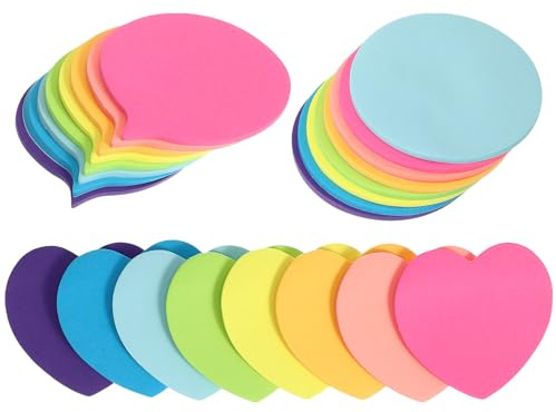 PLAFOPE 30 Hojas de Notas Adhesivas Mini para Colores Vivos Pack de Blocs con Práctico para Escuela y Hogar Papelería Escolar Imprescindible