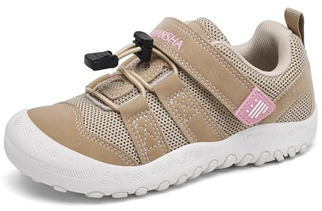 Mishansha Chaussures de Randonnée Fille Garçon Respirant Gr.24-38 | Antidérapante, Léger, Souple, Confortables, Respirant, Trekking, Été, Outdoor, Marche, Activités Quotidiennes