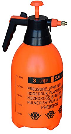 Drucksprüher, Pumpflasche 2L/3L, Inkl Messingdüse Und Überdruckventil Pflanzensprüher (3L)