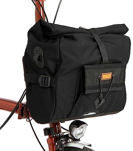 Restrap City Loader Lenkertasche 20 l – Schwarz, Tasche für Brompton Medium
