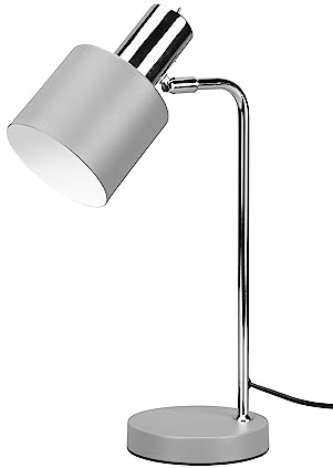 Reality Leuchten Tischleuchte Adam R51041011, Metall Chrom/Grau, exkl. 1x E27 |