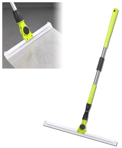 RYJYQYX Seccatoio per Pavimenti, con Manico Lungo 130 Cm Seccatoio per Pavimenti, Tira Acqua Pavimenti Pulisce Vetri,Polveri Sottili,Capelli,Liquidi
