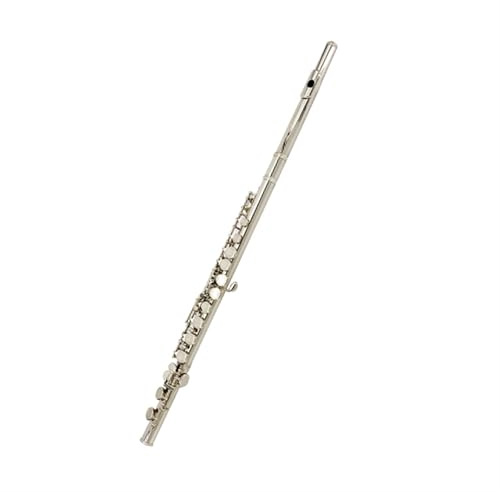 Querflöte Instrument 16 Geschlossene Löcher Versilberte C-Tonart-Flöte Weißes Kupfer Mit Geteilter E-Tonart-Flöte Anfänger-/Profi-Leistungsniveau