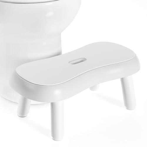 SAMODRA Toilet Stool Squat Adult - 6.7 to 9 Adjustable Heights - Bathroom Poop Stool with Anti-Slip Feet- Squatting Posture Improve Bowel Health & Relieves Constipation