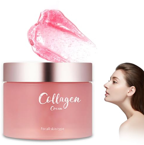 ARCHIDATE Kollagen Creme für Gesicht - Collagen Creme Niacinamide - Collagen Jelly Cream - Hydrolysiertes Kollagen Gesichtscreme - Feuchtigkeitscreme Gesicht Anti Falten Cream Moisturizer Face Frauen