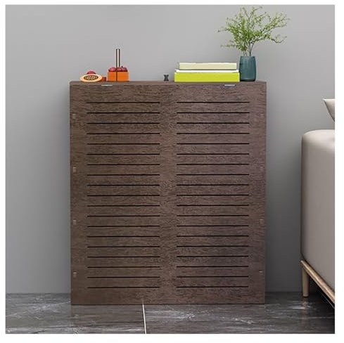 ZQKJLH Radiator Cover Farmhouse Bathroom Storage Cabinet with Adjustable Shelves Small Floor Cabinet with Doors Small Cabinet Storage for Bathroom Kitchen Utility Room(40 * 60 * 15cm/16 * 24 * 6in)