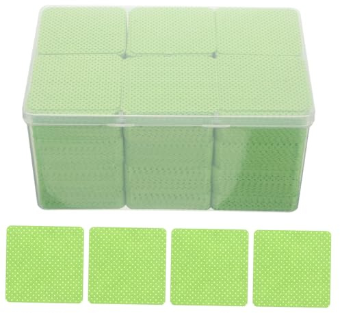 VALICLUD 1080stücke Fusselfreie Wischpads Für Nagellackentfernung Saugfähige Kleber-reinigungstücher Nagelstudiobedarf Für Frauen Und Mädchen