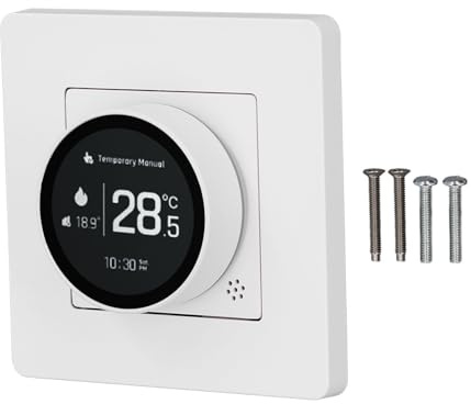 5A Termostato intelligente per lo scaldabagno display LCD Display mobile Timing Teming Teming Teming Controller Interruttore 95 245VAC White Elegante Elegante Energia Risparmio