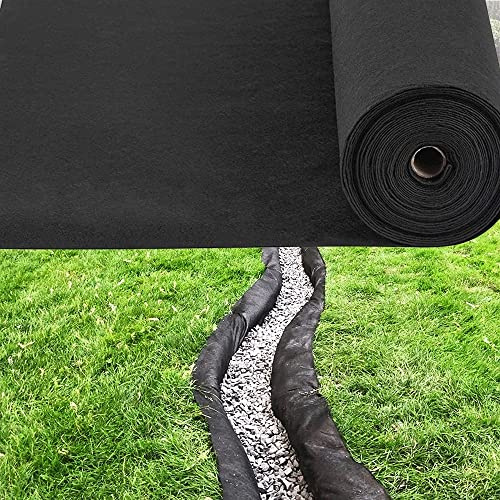 PBDEIOEOE Tessuto barriera Anti-Erbacce, Tessuto for barriera Contro Le Erbacce da Giardino, Resistente ai carichi Pesanti(0.9x200m/3x656ft)