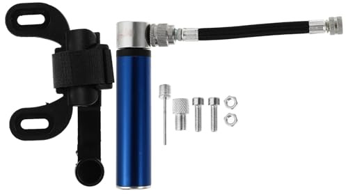 PAMINGONO Pompa ad Aria Multiuso Mini in Alluminio per Bici e Palloni, Compressore Portatile ad Alta Pressione Supporto per Telaio, Set Gonfiatore Leggero per Ciclismo e Sport All’aperto