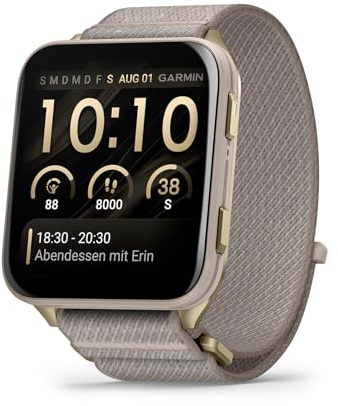 Garmin Venu X1 51mm - Fitness-Smartwatch, 2 AMOLED-Display, bis zu 8 Tage Akkulaufzeit, 100+-Sport-Apps, 24/7 Health- und Wellnessfunktionen, Telefonie, Display-Tastatur, Karten, LED-Taschenlampe