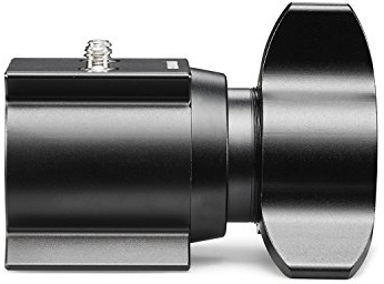 Cullmann Mundo MA522 Makroadapter für Stative mit Mittelsäulendurchmesser, 22 mm schwarz