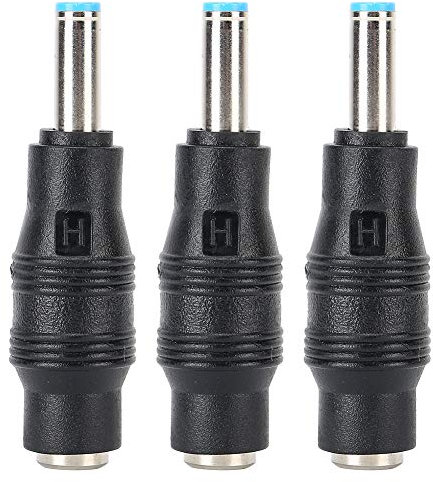 Connecteur D'adaptateur d'alimentation 3 Pièces, Prise de Chargeur Portable 5.5x2.1mm Femelle à Connecteur d'alimentation Mâle 4.5x3.0, pour Ordinateurs Portables HP Ultrabook