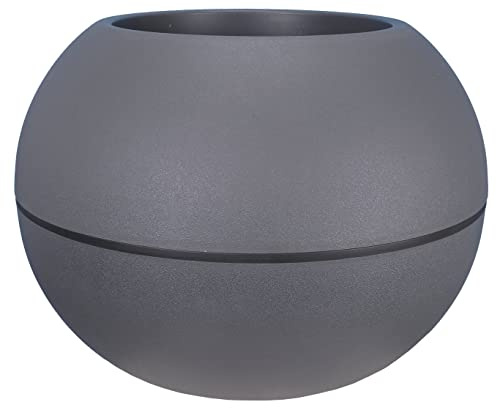 Riviera Granit Boule, 50cm Diamètre, Gris