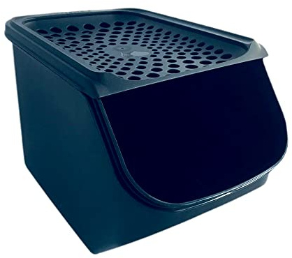 Tupperware Zwiebel-Lager 5,5 L schwarz Zwiebellager A168 Zwiebelmeister