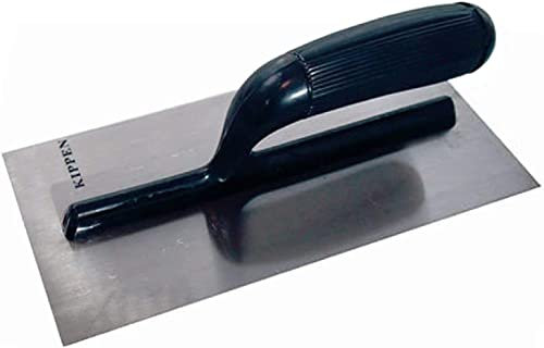 Kippen 3042A - Smooth Steel Trowel US Type, 280 x 120 mm with ABS Handle
