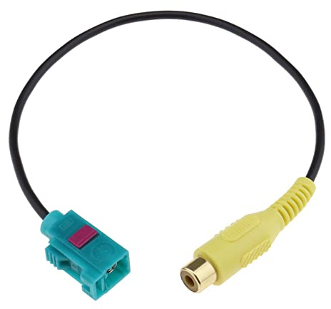 Be In Your Mind Câble Adaptateur Fakra Z Femelle vers RCA Femelle Compatible avec Mercedes Command PCM 2.1/ PCM 3.0/ NTG 2.5/ NTG 4.0/ NTG 4.5 Câble Adaptateur de Caméra de Recul Voiture