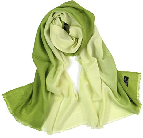 Loop Schal Damen, Wollschal Damen XXL Gradient für Frau 180X65CM