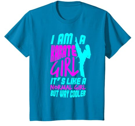 I Am A Karate Girl Frase Amusante pour les filles T-Shirt