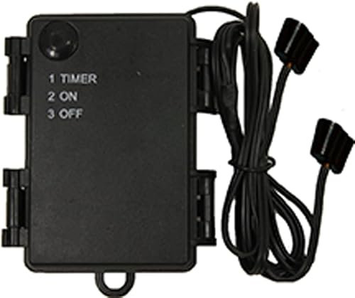 FADEDA Batteriebox f. 3X AA, ON/Off/Timer für 2 Stecker/Höhe: 9cm/handbemalt/detailgetreue Krippen Figuren - Weihnachten Tisch Dekoration Krippe Zubehör