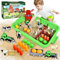 Herenear Sabbia Cinetica Bambini, Kit di Sabbia Animali Fattoria, Sabbiera Giocattolo con 1 KG Sabbia Magica, Camion Giocattolo, Formine Sabbia, Giochi Sensoriali Regalo