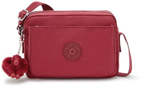 Kipling ABANU M, Mittelgroße Umhängetasche, 9 x 80 x 38 cm, Funky Red (ROT)