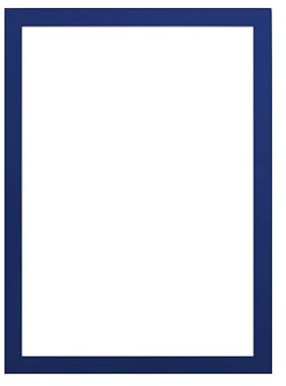 letaofang 6 Stück Magnetrahmen A3 Info-Rahmen Selbstklebend Aufklappbarer Magnetrahmen mit Magnetverschluss Infotasche Blatthalter für Informationsrahmen DIN A4 Format 43x31cm mit Silber Rand