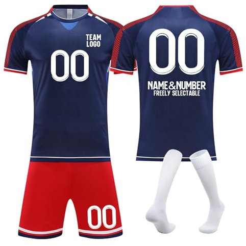 Benutzerdefiniert Trikots Deutschland Trikot Em 2024 Herren Shorts Kinder Set Deutschland Em Fanartikel Deutschland Tshirt Individuelles Trikot Em Fanartikel Personalisierte Trikot(#E Royal Blue)