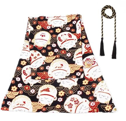 SOHINI Schaltknauf JDM Samurai Schwert Getriebe Getriebe Dekoration Teile Schaltknauf Kofferraumabdeckung Muster Stil Schaltknauf Kragen Staubschutz Automobil Schaltknauf(-02-Fortune Cat Black)