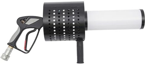 Máquina de confeti Lanzador de confeti profesional con manguera de aire portátil de 10 pies adecuado para fiestas de casa bares banquetes espectáculos en vivo (sin confetis)