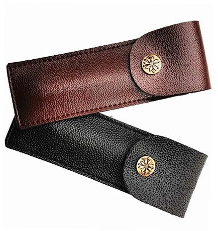 PAMINGONO 2piezas Funda Para Cortador De Cocina Estuche Para Almacenamiento Protección De Cuero Artículos